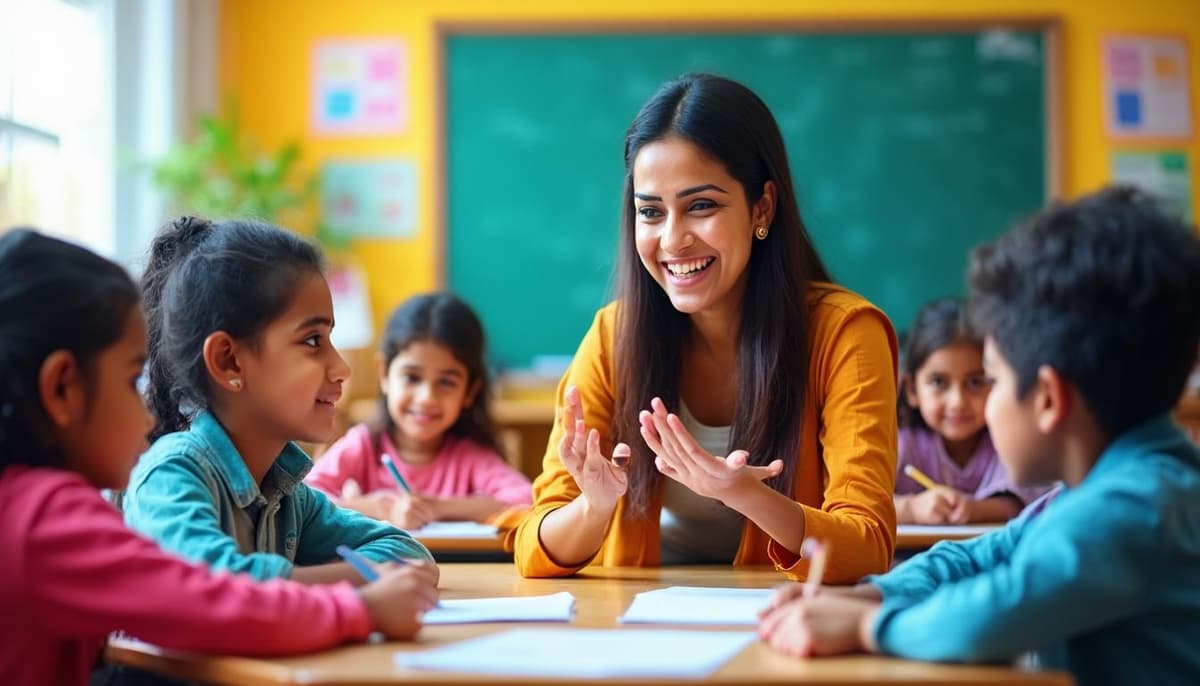 Students learning at AVM Smart Academy